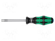 Screwdriver; Hex Plus key; HEX 6mm; Blade length: 80mm WERA