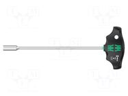 Screwdriver; 6-angles socket; HEX 8mm; Blade length: 230mm WERA
