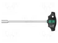 Screwdriver; 6-angles socket; HEX 10mm; Blade length: 230mm WERA