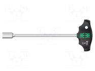 Screwdriver; 6-angles socket; HEX 13mm; Blade length: 230mm WERA
