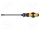 Screwdriver; Torx®; for impact,assisted with a key; TX40 WERA