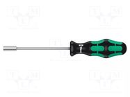 Screwdriver; 6-angles socket; HEX 4mm; Blade length: 125mm WERA