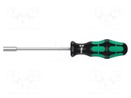 Screwdriver; 6-angles socket; HEX 5mm; Blade length: 125mm WERA