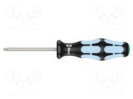 Screwdriver; Torx®; TX09; Blade length: 60mm; Overall len: 141mm WERA