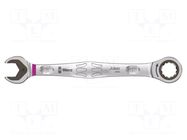 Wrench; combination spanner,with ratchet; 14mm; steel; L: 188mm WERA