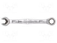Wrench; combination spanner,with ratchet; 15mm; steel; L: 200mm WERA