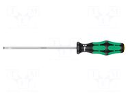 Screwdriver: standard; slot; 3.5x0.6mm; Blade length: 125mm WERA