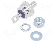 Diode: rectifying; 800V; 85A; anode to stud; DO203AB,DO5; 1.2V VISHAY