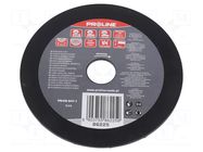 Grinding wheel; Ø: 125mm; flat,with rasp; wood; 22.23mm PROLINE
