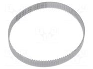 Timing belt; T2.5; W: 10mm; H: 1.3mm; Lw: 277.5mm; polyurethane OPTIBELT