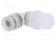 Push-in fitting; threaded,angled 90°; -0.95÷10bar; -20÷60°C FESTO