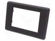 Radio frame; Nissan,Opel,Renault; 2 DIN; black 4CARMEDIA