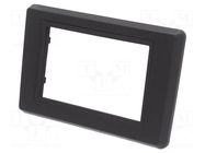 Radio frame; Nissan,Opel,Renault; 2 DIN; black 4CARMEDIA