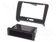 Radio frame; Audi; 2 DIN; black ACV