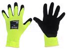 Protective gloves; Size: 7,S; green (light); polyester; Opty WONDER GRIP