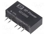 Converter: DC/DC; 1W; Uin: 12VDC; Uout: 5VDC; Uout2: -5VDC; SIP; THT XP POWER