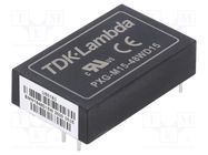 Converter: DC/DC; 15W; Uin: 18÷75V; Uout: 15VDC; Uout2: -15VDC; THT TDK-LAMBDA