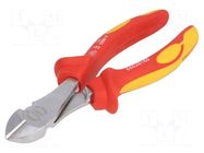 Pliers; side,cutting,insulated; 160mm; 1kVAC STAHLWILLE