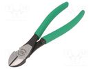 Pliers; side,cutting; handles with plastic grips; 180mm STAHLWILLE