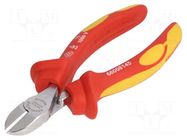 Pliers; side,cutting,insulated; 140mm; 1kVAC STAHLWILLE