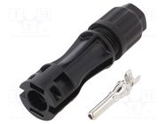 Connector: solar; male; 4÷6mm2; with contacts; crimped; plug; 35A CABUR