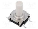 Microswitch TACT; SPST; Pos: 2; 0.05A/12VDC; SMD; none; 2.94N; 10mm E-SWITCH
