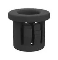 GROMMET, NYLON 6, 0.375", BLACK