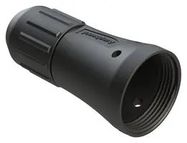 CIR BACKSHELL, SIZE 24, 14.5-18MM, BLACK