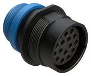 16 POSITION RECEPTACLE, SOCKET, SHELL SIZE 24, REDUCED DIAMETER SEAL (BLUE), SMALL THREAD ADAPTER 86AK2769