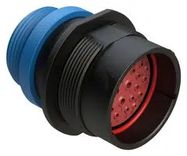 29 POSITION RECEPTACLE, PIN, SHELL SIZE 24, REDUCED DIAMETER SEAL (BLUE), SMALL THREAD ADAPTER 86AK2790