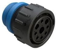 9 POSITION PLUG, SOCKET, SHELL SIZE 24, REDUCED DIAMETER SEAL (BLUE), SMALL THREAD ADAPTER 86AK2807