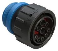 9 POSITION PLUG, SOCKET, ISOBUS, SHELL SIZE 24,  REDUCED DIAMETER SEAL (BLUE), SMALL THREAD ADAPTER 86AK2847