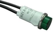 LAMP, INCANDESCENT INDICATOR, 12V, 80mA, WIRE LEADED