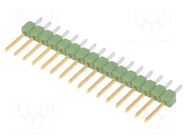 Connector: pin strips; pin header; male; PIN: 16; AMPMODU MOD II TE Connectivity