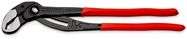 KNIPEX 87 01 400 Cobra® XL Pipe Wrench and Water Pump Pliers covered with non-slip plastic grey atramentized 400 mm