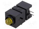 LED; in housing; yellow; 5mm; No.of diodes: 1; 20mA; 60°; 15÷30mcd MENTOR