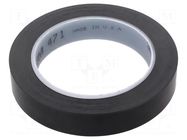 Tape: marking; black; L: 33m; W: 19mm; Thk: 0.13mm; 2.5N/cm; 130% 3M