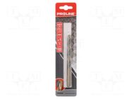 Drill bit; for metal; Ø: 9mm; high speed steel; blister PROLINE