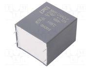 Capacitor: polypropylene; DC-Link; 210uF; ESR: 1.8mΩ; THT; ±10% KEMET