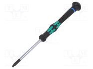 Screwdriver; hex key,spherical; precision; HEX 7/64" WERA