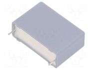Capacitor: polypropylene; X2; 1uF; 630VDC; 310VAC; 11x21x31mm; THT VISHAY