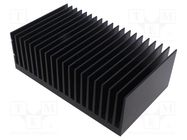 Heatsink: extruded; grilled; black; L: 150mm; W: 250mm; H: 83mm SEIFERT ELECTRONIC