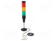 Signalling column; red/yellow/green; LED; 24VDC; 24VAC; HBJD-40 ONPOW