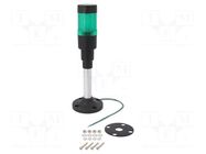 Signalling column; green; LED; 24VDC; 24VAC; HBJD-40; 40mm ONPOW