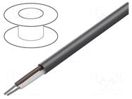 Wire; LiYY A; 2x24AWG; unshielded; 300V; Cu; stranded; dark grey LAPP