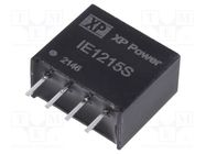 Converter: DC/DC; 1W; Uin: 12V; Uout: 15VDC; Iout: 66mA; SIP; 150kHz XP POWER