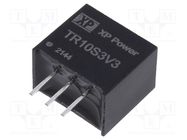 Converter: DC/DC; Uin: 8÷28V; Uout: 3.3VDC; Iout: 1A; SIP3; THT; TR XP POWER