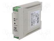 Power supply: switched-mode; for DIN rail; 10W; 12VDC; 840mA; 75% XP POWER