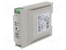 Power supply: switched-mode; for DIN rail; 18W; 12VDC; 1.5A; 77% XP POWER