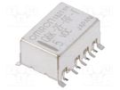 Relay: electromagnetic; DPDT; Ucoil: 5VDC; Icontacts max: 1A; SMD OMRON Electronic Components